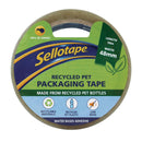 Sellotape Recycled PET Packaging Tape Low Noise 48mm x 50m - Office Connect 2018