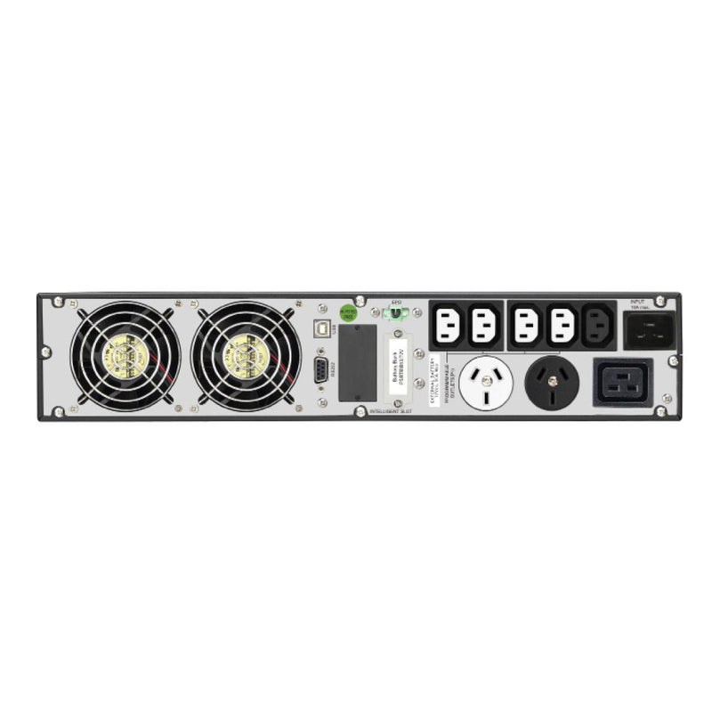 POWERSHIELD Centurion RT 3000VA/ 2700W Double Conversion True Online UPS. Power Factor 0.9 Rack/Tower Design (2RU) Hot-Swappable Battery. EBM Compatible to Extend Runtime. - Office Connect 2018