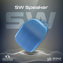PROMATE 5W Wireless HD Bluetooth Portable Speaker with Built-in Lanyard. Battery Capacity 1200mA, Up to 24 Hours Playback, Supports Handsfree, Charge Time 2-3 Hours, IPX4 Water-Resist. Blue Colour - Office Connect 2018