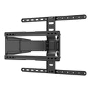 BRATECK 43"-90" Full Motion Ultra-Slim TV Wall Mount Bracket. VESA Support up to 600x400. Profile 19.5-250mm. Bubble Level Included. Tilt 7 Swivel. Max Load 50Kgs. Matte Black Colour - Office Connect 2018