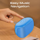 PROMATE 5W Wireless HD Bluetooth Portable Speaker with Built-in Lanyard. Battery Capacity 1200mA, Up to 24 Hours Playback, Supports Handsfree, Charge Time 2-3 Hours, IPX4 Water-Resist. Blue Colour - Office Connect 2018