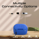 PROMATE 5W Wireless HD Bluetooth Portable Speaker with Built-in Lanyard. Battery Capacity 1200mA, Up to 24 Hours Playback, Supports Handsfree, Charge Time 2-3 Hours, IPX4 Water-Resist. Blue Colour - Office Connect 2018