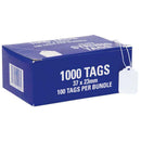 Globe Hardware Tags Strung 24H 37x23mm Box 1000 - Office Connect 2018