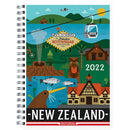 Collins Diary A53 Cities Wiro PP With Note Pad Even Year - Office Connect 2018