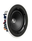 KEF CI130ER Ultra Thin Bezel 5.25'' Round In-Ceiling Speaker. 130mm Uni-Q driver with 16mm aluminium dome tweeter. Magnetic grille. SOLD AS A PAIR - Office Connect 2018