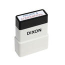 Dixon Stamp 045 Private Confidential Blue Red Pre Inked - Office Connect 2018