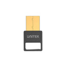 UNITEK USB-A Bluetooth 5.3 Adaptor Supports Multi-Device Communication up to 30m, Micro Compact Size - 7x16x30mm (WxDxH), Plug & Play, Connect with up to 7x Devices, Mac OS, Windows 8/XP, Linux, TV & More - Office Connect 2018
