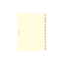 Filofax A5 Cream January-December Index Refill - Office Connect 2018
