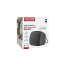 PROMATE 5W Wireless HD Bluetooth Portable Speaker with Built-in Lanyard. Battery Capacity 1200mA, Up to 24 Hours Playback, Supports Handsfree, Charge Time 2-3 Hours, IPX4 Water-Resist. Black Colour - Office Connect 2018