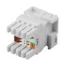DYNAMIX Cat6 UTP Keystone RJ45 Jack for AMDEX Face Plates. White Recommend for use with RJ45 Plugs Only. T568A Wiring Only. White - Office Connect 2018