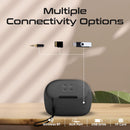PROMATE 5W Wireless HD Bluetooth Portable Speaker with Built-in Lanyard. Battery Capacity 1200mA, Up to 24 Hours Playback, Supports Handsfree, Charge Time 2-3 Hours, IPX4 Water-Resist. Black Colour - Office Connect 2018