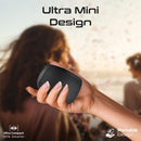 PROMATE 5W Wireless HD Bluetooth Portable Speaker with Built-in Lanyard. Battery Capacity 1200mA, Up to 24 Hours Playback, Supports Handsfree, Charge Time 2-3 Hours, IPX4 Water-Resist. Black Colour - Office Connect 2018