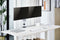 BRATECK 17"-32" Dual  Arm Premium Articulating Monitor Mount. Arm Extension 447mm, Built-in Cable Management, Detachable VESA Plate. Desk Clamp & Grommet Mounting Inc. Matte Grey Colour. - Office Connect 2018