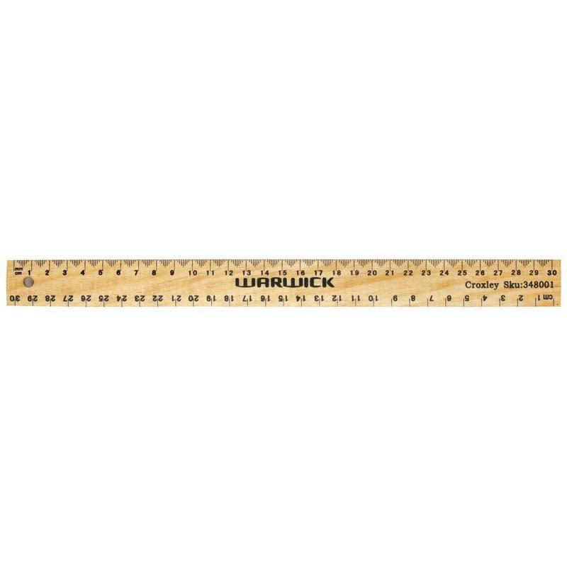 Warwick Ruler Wooden 30cm - Office Connect 2018