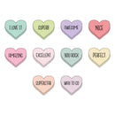Avery Merit Stickers Dispenser Pastel Hearts 24mm 400 Pack - Office Connect 2018
