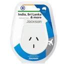 JACKSON Slim Outbound Travel Adaptor for use in Sri Lanka, Parts of India and Bangladesh. 3-Pin NZ/AUS Plugs. - Office Connect 2018