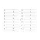 Filofax A5 Name/Address/Phone Refill - Office Connect 2018