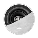 KEF Ultra Thin Bezel 6.5'' Dual Stereo Round In-Ceiling Speaker. Asymmetrical tweeter island for wide off-axis response. 19mm aluminium dome tweet & tangerine waveguide. 160mm Bass driver - Office Connect 2018