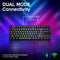 VERTUX HyperSpeed Mechanical Gaming Keyboard. RGB LED Backlit Keys. Built-in 2000mAh Battery. All Keys are Anti-Ghosting. Connects Wirelessly via Bluetooth or USB-C. 2000mAh Battery for 12 Hours Life - Office Connect 2018