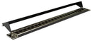 DYNAMIX Horizontal 19'' 1RU Unloaded 24 Port UTP Patch Panel, Keystone Inserts, with Rear Cable Management bar. Grounding Wire Not Included. RoHS, Numbered 1-24. - Office Connect 2018