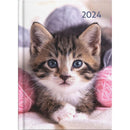 Collins A51 Cats & Dogs Day to Page Diary Even Year - Office Connect 2018