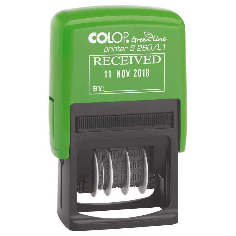 Colop Stamp Dater Greenline S260/L1 Received - Office Connect 2018