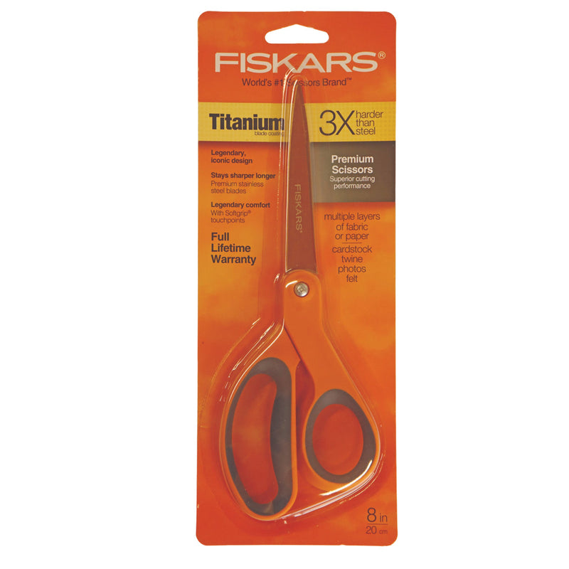 Fiskars Scissors 8 inch Titanium