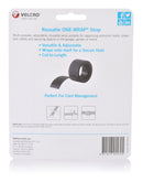 VELCRO Brand 25mm x 2m Reusable Cut-to-Lenght ONE-WRAP Strap. Designed for Cable Bundling and Other Light Duty General Purposes. Durable Nylon that is Long Lasting. - Office Connect 2018