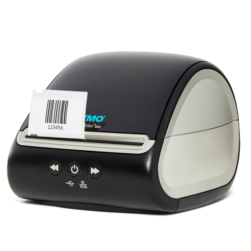 DYMO LabelWriter 5XL Label Printer. Print up to 53 Labels per Minute. Print 4" x 6" Shipping & Warehouse Labels, Large Format Labels. For PC & MAC, 300 x 300 DPI, No Keyboard. - Office Connect 2018