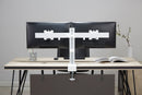 BRATECK 17"-32" Dual Monitor Heavy Duty Desk Mount Arm. Max Load 8kgs per Monitor. Rotate, Tilt and Swivel. Desk Clamp and Grommet Included. VESA 100x100,75x75 STOCK CLEARANCE SALE Up to 40% OFF