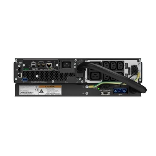 APC Smart-UPS 3000VA (2700W) 3U Lithium Ion Rack Mount with Network Card 230V Input/Output. 6x IEC C13 Outlets. With Battery Backup. LED Status Indicators. USB Connectivity Rack Mount Kit Included - Office Connect 2018