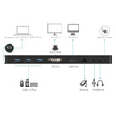 UNITEK 8-in-1 Universal Laptop Docking Station with Triple & Dual DIsplay Support. Includes 1x DVI/VGA Port, 1x RJ45 Gig Port, 1x HDMI, 2x 3.5mm Audio Ports, 3x JUNE Promo - Includes FREE C137W - Office Connect 2018