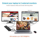 UNITEK 8-in-1 Universal Laptop Docking Station with Triple & Dual DIsplay Support. Includes 1x DVI/VGA Port, 1x RJ45 Gig Port, 1x HDMI, 2x 3.5mm Audio Ports, 3x JUNE Promo - Includes FREE C137W - Office Connect 2018