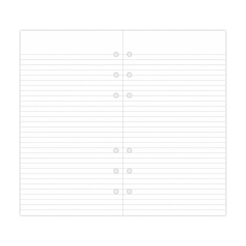 Filofax Personal White Lined Notepad Refill 40 Sheets - Office Connect 2018