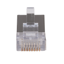 DYNAMIX Cat6 RJ45 20pc Bag, 8P8C Modular Plug 15U'' with insert. (Stranded-Shielded-Round) - Office Connect 2018