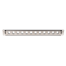 DYNAMIX 19'' 12 Port Unloaded Patch Panel Keystone Inserts, 1RU *REQUIRES SLIMLINE KEYSTONE JACKS* - Office Connect 2018