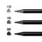 Milan Graphite Pencils Wood Free Water Soluble Set 6 Pieces - Office Connect 2018