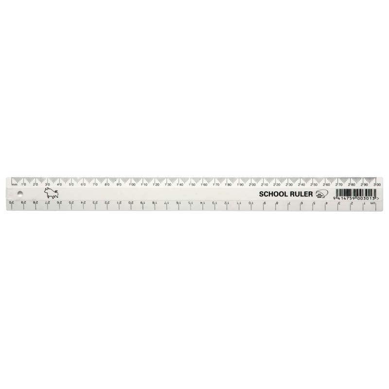 Taurus Ruler 300mm White School - Office Connect 2018