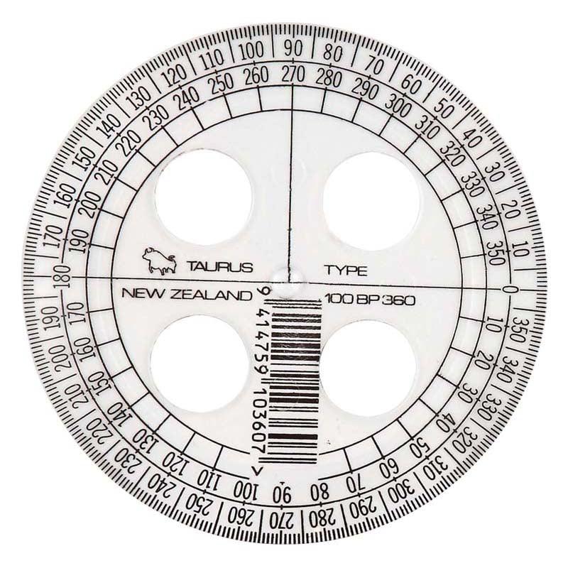 Taurus Protractor 10cm 360 - Office Connect 2018