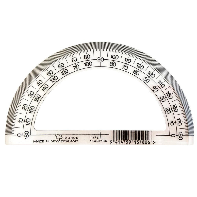 Taurus protractor 180 degrees 15cm wide - Office Connect 2018