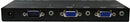 REXTRON 4 Port Video & Audio Extender. Allows VGA & Audio signal to be extended up to 150m using Cat5 UTP/STP cable. Colour Black. - Office Connect 2018