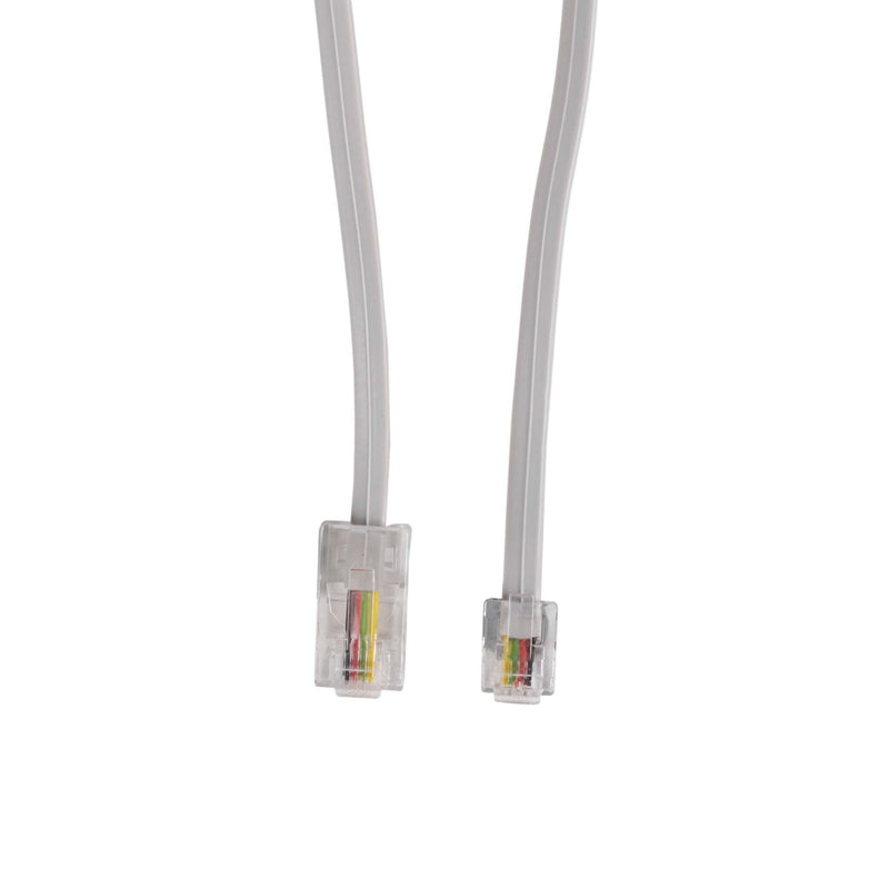 DYNAMIX 5m RJ12 to RJ45 Cable - 4C All pins connected crossed, Colour Grey