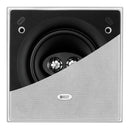 KEF Ultra Thin Bezel 6.5'' Dual Stereo Square In-Ceiling Speaker. Asymmetrical tweeter island for wide off-axis response. 19mm aluminium dome tweet & tangerine waveguide. 160mm Bass driver - Office Connect 2018