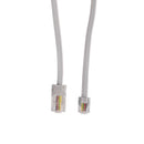 DYNAMIX 3m RJ12 to RJ45 Cable - 4C All pins connected crossed, Colour Grey - Office Connect 2018