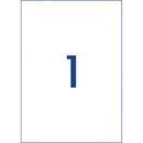 Avery Ultra Resistant ID Label L7917 White Laser 208x295mm 1up 10 Sheets - Office Connect 2018
