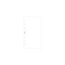 Filofax Personal White Plain Notepaper Refill 30 Sheets - Office Connect 2018