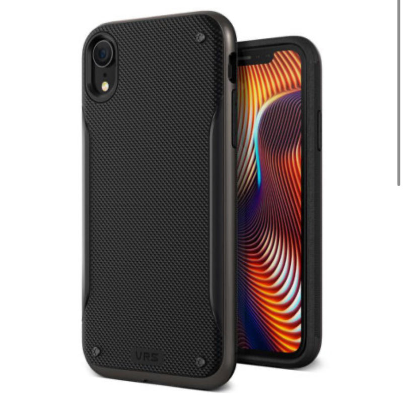 VRS Design High Pro Shield iPhone XR Case - Metal Black - Office Connect 2018