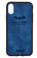 A Bold Attempt Batman & Deer Cover for Apple iPhone XS (5.8") Soft Silicone Edge Protective Phone Case (Select your Colour and Design) - Office Connect 2018