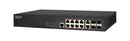 EDGECORE 8 Port Gigabit PoE Managed Switch. Power Budget: 180W. 2 combo and 2 FE/1G uplink SFP. 1x RJ45 Console port. Comprehensive QoS,Enhanced Security with Port - Office Connect 2018