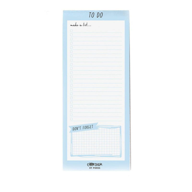 Pukka Carpe Diem Magnetic To Do List Blue - Office Connect 2018